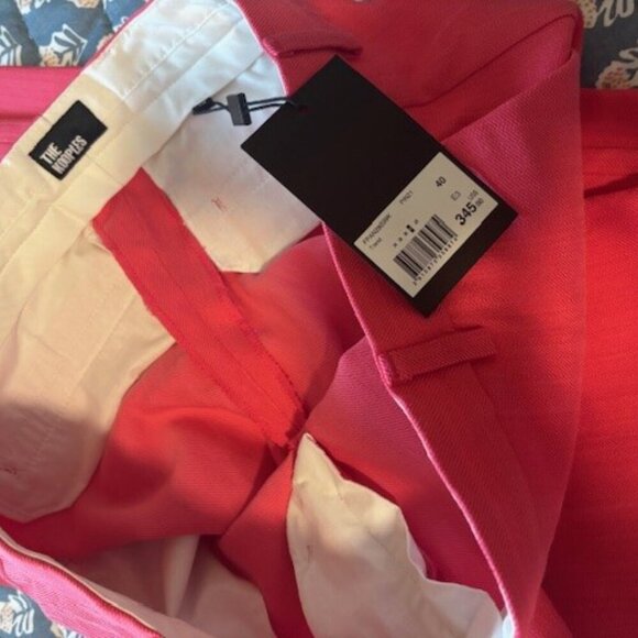 NWT Designer The Kooples Wide Leg Trouser // Pink // Size 40 - Picture 5 of 7
